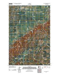Camas Prairie Washington Historical topographic map, 1:24000 scale, 7.5 X 7.5 Minute, Year 2011