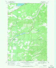 Camden Washington Historical topographic map, 1:24000 scale, 7.5 X 7.5 Minute, Year 1968