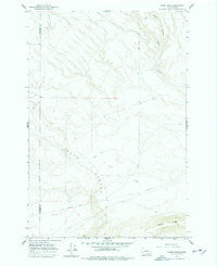 Canoe Ridge Washington Historical topographic map, 1:24000 scale, 7.5 X 7.5 Minute, Year 1962