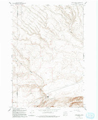 Canoe Ridge Washington Historical topographic map, 1:24000 scale, 7.5 X 7.5 Minute, Year 1993