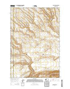 Canoe Ridge Washington Current topographic map, 1:24000 scale, 7.5 X 7.5 Minute, Year 2013