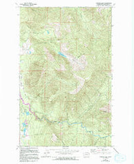 Canyon Lake Washington Historical topographic map, 1:24000 scale, 7.5 X 7.5 Minute, Year 1972