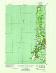 Cape Disappointment Washington Historical topographic map, 1:62500 scale, 15 X 15 Minute, Year 1938
