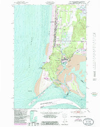 Cape Disappointment Washington Historical topographic map, 1:24000 scale, 7.5 X 7.5 Minute, Year 1949
