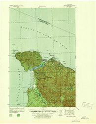 Cape Flattery Washington Historical topographic map, 1:62500 scale, 15 X 15 Minute, Year 1938