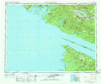 Cape Flattery Washington Historical topographic map, 1:250000 scale, 1 X 2 Degree, Year 1953