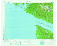Cape Flattery Washington Historical topographic map, 1:250000 scale, 1 X 2 Degree, Year 1963