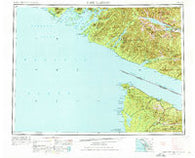Cape Flattery Washington Historical topographic map, 1:250000 scale, 1 X 2 Degree, Year 1953