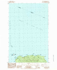 Cape Flattery Washington Historical topographic map, 1:24000 scale, 7.5 X 7.5 Minute, Year 1984
