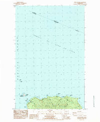 Cape Flattery Washington Historical topographic map, 1:24000 scale, 7.5 X 7.5 Minute, Year 1984