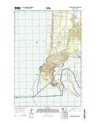 Cape Disappointment Washington Current topographic map, 1:24000 scale, 7.5 X 7.5 Minute, Year 2014