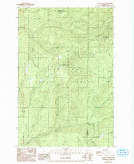 Capitol Peak Washington Historical topographic map, 1:24000 scale, 7.5 X 7.5 Minute, Year 1986