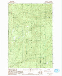 Capitol Peak Washington Historical topographic map, 1:24000 scale, 7.5 X 7.5 Minute, Year 1986