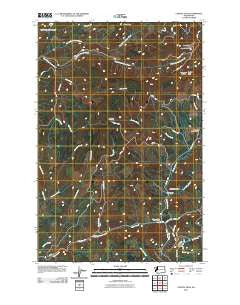 Capitol Peak Washington Historical topographic map, 1:24000 scale, 7.5 X 7.5 Minute, Year 2011