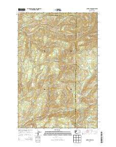 Capitol Peak Washington Current topographic map, 1:24000 scale, 7.5 X 7.5 Minute, Year 2013