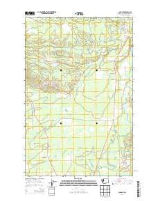 Carlisle Washington Current topographic map, 1:24000 scale, 7.5 X 7.5 Minute, Year 2014