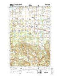 Carlsborg Washington Current topographic map, 1:24000 scale, 7.5 X 7.5 Minute, Year 2014