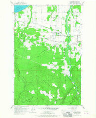 Carlsborg Washington Historical topographic map, 1:24000 scale, 7.5 X 7.5 Minute, Year 1956