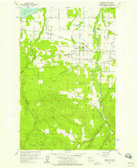 Carlsborg Washington Historical topographic map, 1:24000 scale, 7.5 X 7.5 Minute, Year 1956