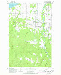 Carlsborg Washington Historical topographic map, 1:24000 scale, 7.5 X 7.5 Minute, Year 1956