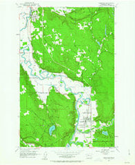 Carnation Washington Historical topographic map, 1:24000 scale, 7.5 X 7.5 Minute, Year 1953