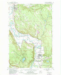 Carnation Washington Historical topographic map, 1:24000 scale, 7.5 X 7.5 Minute, Year 1953