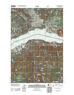 Carson Washington Historical topographic map, 1:24000 scale, 7.5 X 7.5 Minute, Year 2011