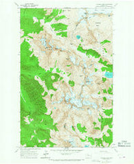 Cascade Pass Washington Historical topographic map, 1:24000 scale, 7.5 X 7.5 Minute, Year 1963