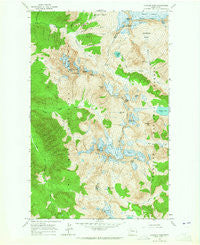 Cascade Pass Washington Historical topographic map, 1:24000 scale, 7.5 X 7.5 Minute, Year 1963