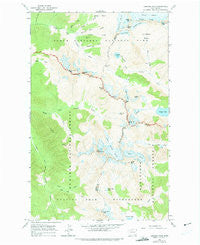Cascade Pass Washington Historical topographic map, 1:24000 scale, 7.5 X 7.5 Minute, Year 1963