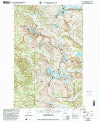 Cascade Pass Washington Historical topographic map, 1:24000 scale, 7.5 X 7.5 Minute, Year 1999
