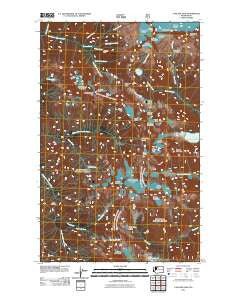 Cascade Pass Washington Historical topographic map, 1:24000 scale, 7.5 X 7.5 Minute, Year 2011