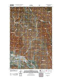 Cashmere Washington Historical topographic map, 1:24000 scale, 7.5 X 7.5 Minute, Year 2011