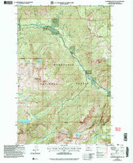 Cashmere Mountain Washington Historical topographic map, 1:24000 scale, 7.5 X 7.5 Minute, Year 2003