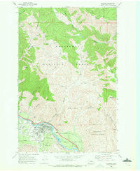 Cashmere Washington Historical topographic map, 1:24000 scale, 7.5 X 7.5 Minute, Year 1968