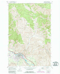 Cashmere Washington Historical topographic map, 1:24000 scale, 7.5 X 7.5 Minute, Year 1968