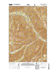 Cashmere Mountain Washington Current topographic map, 1:24000 scale, 7.5 X 7.5 Minute, Year 2014