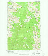 Castile Falls Washington Historical topographic map, 1:24000 scale, 7.5 X 7.5 Minute, Year 1969