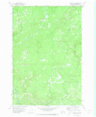 Castile Falls Washington Historical topographic map, 1:24000 scale, 7.5 X 7.5 Minute, Year 1970