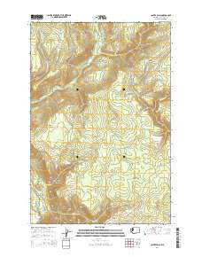 Castile Falls Washington Current topographic map, 1:24000 scale, 7.5 X 7.5 Minute, Year 2014