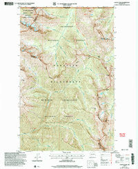 Castle Peak Washington Historical topographic map, 1:24000 scale, 7.5 X 7.5 Minute, Year 2002
