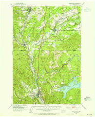 Castle Rock Washington Historical topographic map, 1:62500 scale, 15 X 15 Minute, Year 1953