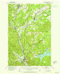 Castle Rock Washington Historical topographic map, 1:62500 scale, 15 X 15 Minute, Year 1953
