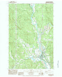 Castle Rock Washington Historical topographic map, 1:24000 scale, 7.5 X 7.5 Minute, Year 1984