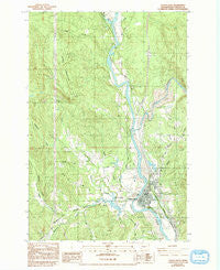 Castle Rock Washington Historical topographic map, 1:24000 scale, 7.5 X 7.5 Minute, Year 1984