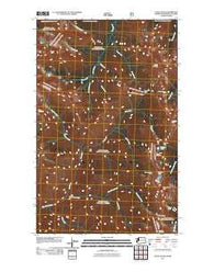 Castle Peak Washington Historical topographic map, 1:24000 scale, 7.5 X 7.5 Minute, Year 2011