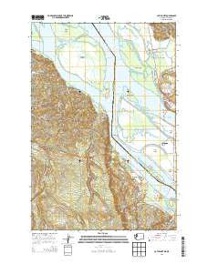 Cathlamet Washington Current topographic map, 1:24000 scale, 7.5 X 7.5 Minute, Year 2014