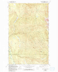 Cavanaugh Creek Washington Historical topographic map, 1:24000 scale, 7.5 X 7.5 Minute, Year 1980