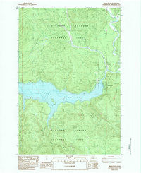 Cedar Flats Washington Historical topographic map, 1:24000 scale, 7.5 X 7.5 Minute, Year 1983