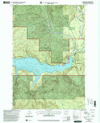 Cedar Flats Washington Historical topographic map, 1:24000 scale, 7.5 X 7.5 Minute, Year 1998